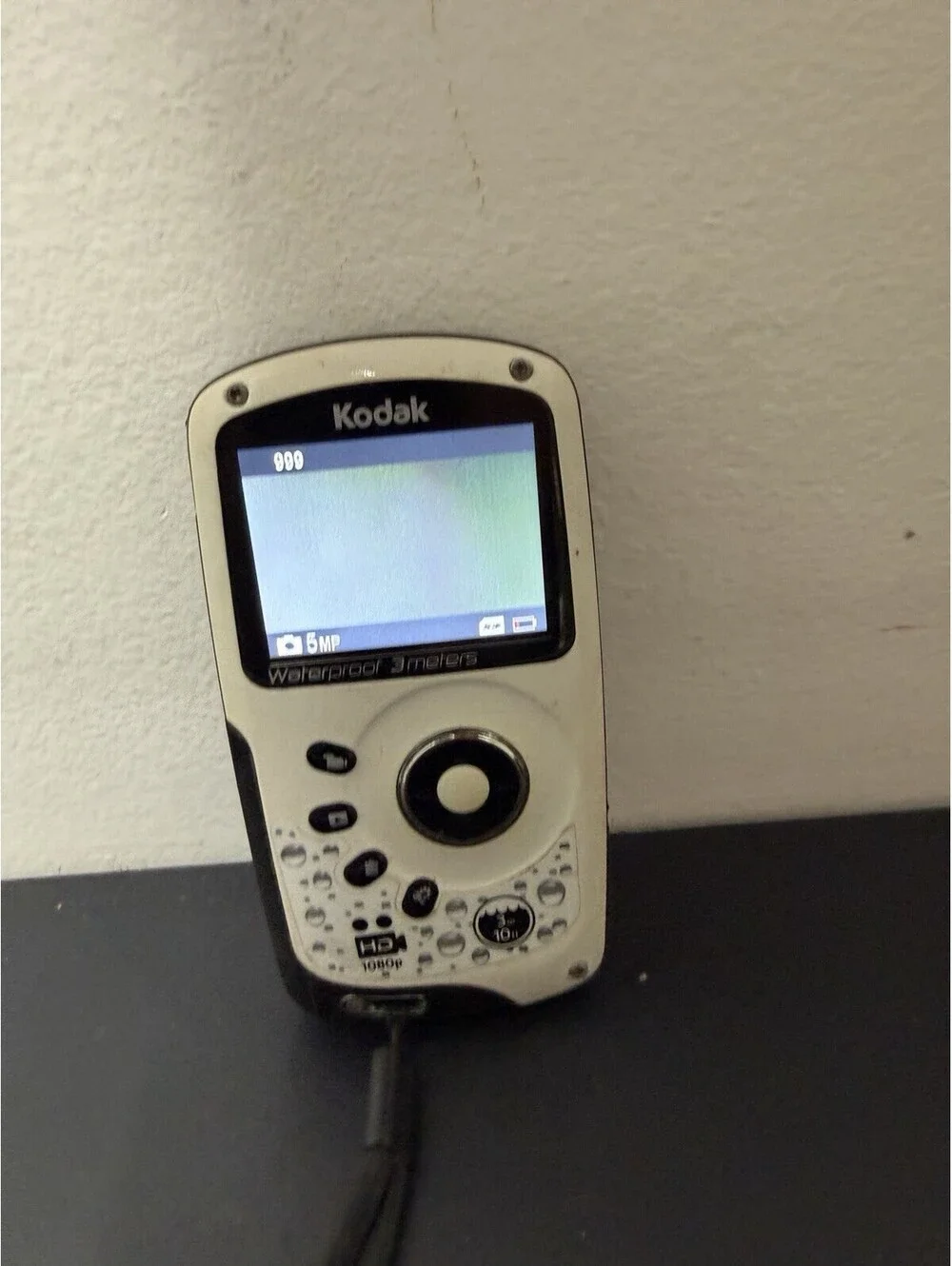 Kodak PlaySport Zx3 White Waterproof Pocket Video Camera Full HD1080